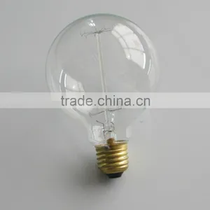 Antique Decorative Carbon Filament Bulb G95 E27 Clear 110-130V or 220-240V thumbnail-3