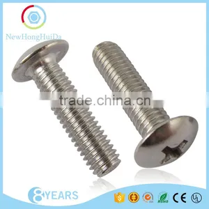 Different Sizes 304 Stainless Steel Cross Recessed Truss Head Screw thumbnail-1