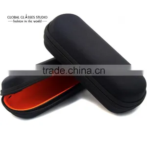 Protable Sunglasses Pouch Zipper Eyeglasses Hard Black Case 160*70*40mm For Small Sunglasses and Optica Frames Case005 thumbnail-1