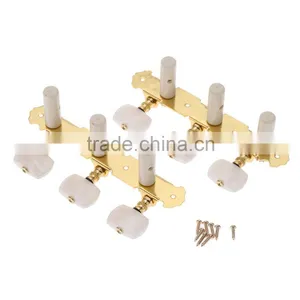 2pcs(Left + Right) Classical Guitar Tuning Key Plated Peg Tuner Machine Head String Tuner thumbnail-6
