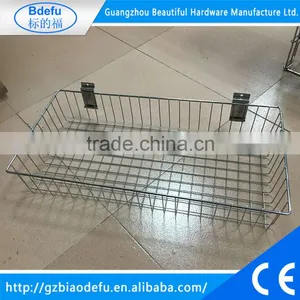 SlatWall Metal Wire Basket Garage Storage Organisation Display 300x600x100mm thumbnail-1