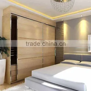 Environmental E1 18mm MDF Wood Sliding Wardrobe Door Mechanism for Bedroom thumbnail-6