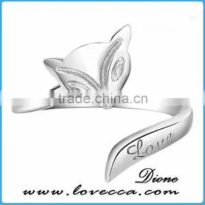 925 Sterling Wedding Ring Wholesale Silver Heart Band Jewelry for Women thumbnail-5
