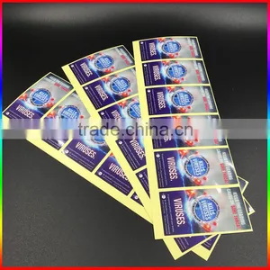 High Quality Silver Paper Adhesive Aluminium Sticker Label thumbnail-2