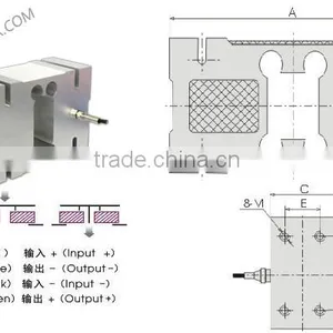 Platform Scale Weight Sensor, 3000kg Aluminum Weight Sensor thumbnail-2