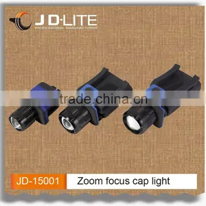 Zoom Focus High Power Led Cap Light Can Adjust the Angle With Clip Can be Easy Carry thumbnail-1