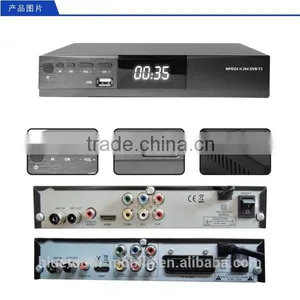 Factory Wholesale hd DVB T2 FTA Set Top Box MPEG4 H.264 Terrestrial Receiver thumbnail-2