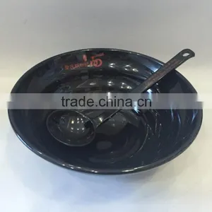 Item No.8615 Melamine Black Noodles Bowl thumbnail-2