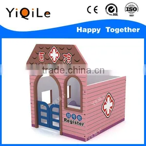 Hospital Wooden Toy House Beat Wooden House Price Solid Kids Wooden Playhouse thumbnail-1