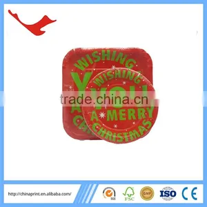 005 Decorative Christmas Candy Disposable Paper Dishes thumbnail-1