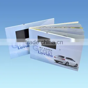 Hot Sale 10 Inch A4 Paper Card Lcd Video Invitation Card for Greeting thumbnail-4