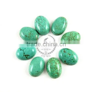 13x18mm Oval Blue Turquoise Cabochon Beads,gemstone Pendant Cabochon Stone Beads Set for Earrings,rings,necklace 4120026 thumbnail-1