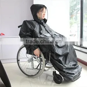 Topmedi Disabled Waterproof Wheelchair Raincoat for Outdoor Wheelchair Rainwear for Disabled People Elderly Care Products thumbnail-3
