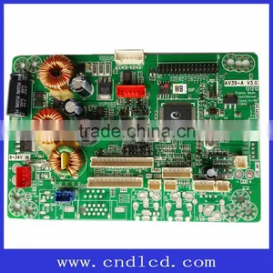 9-36V Wide Power LCD Display Module With VGA+2AV AD Board thumbnail-1