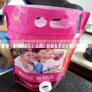 Liquid Packaging Bag/spout Sachet/nozzle and Hang Hole Pouches thumbnail-1