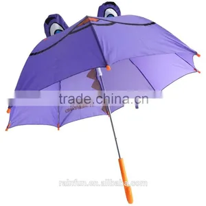 Hippo Safety Cartoon Umbrella Children Umbrella thumbnail-2