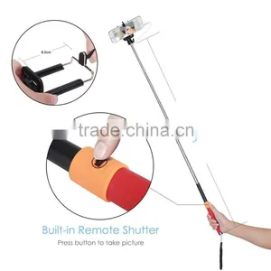 (sl) Extendable Handheld Monopod Audio Cable Wired Palo Selfie Stick For Iphone 6 Plus 5s 4s Samsung Android thumbnail-4