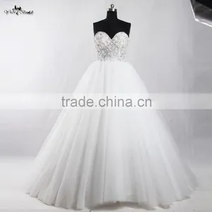 RSW909 China Crystal Beads For Wedding Factory Dresses Ball Gown thumbnail-1