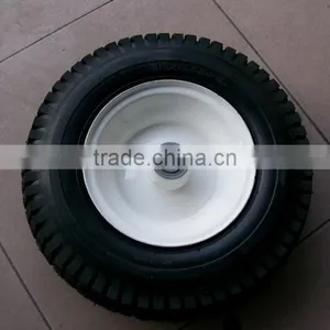 13'' Rubber Wheel Pneumatic Tyre Garden Cart Wheel 5.00-6 thumbnail-4