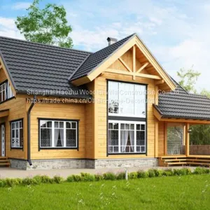 High Quality Prefabricated Log Cabin Homes Finland thumbnail-3