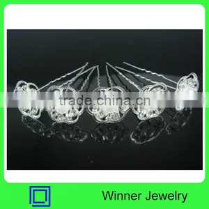 HP209 Flower Indian Bridal Decorative Hair Pin thumbnail-1