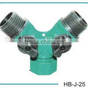 3/4'' 2-WAY TAP ADAPTOR WITH GARDEN WATER HOSE CONNECTOR thumbnail-3