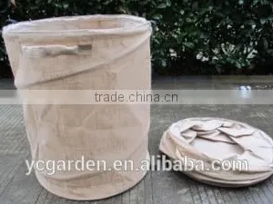 Jute HESSIAN BAG/ Heavy Duty Pop up Bag Garden/ Waste Leaf Leaves Bag thumbnail-1