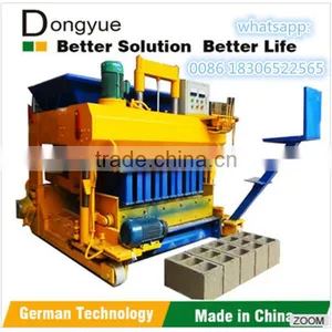 QTM6-25 Hollow Concrete Brick Machine Mobile Block Making Machine thumbnail-1