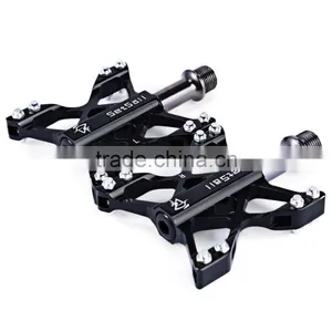 1 Pair SETSAIL 068 Mountain Bike Pedals MTB Road Cycling Bearing Pedals Suitable BMX Flat With Butterfly Shape Bicycle Parts thumbnail-3
