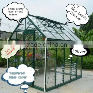 Gorgeous Used Glass Greenhouse Tempered Glass Bear Heavy Snow Greenhouse thumbnail-1