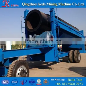Gold Trommel Washing Machine/placer Mining Equipment/rotary Scrubber thumbnail-4