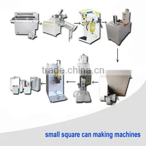 Complete Metal Can Proudction Line Small Rectangle Can Making Machine thumbnail-1