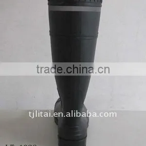 Steel Toe Pvc Safety Boots With Reflective Band thumbnail-5