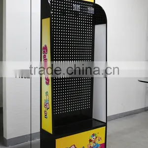 Supermarket Rotating Pegboard Metal Display Stand thumbnail-2