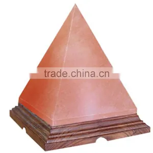 Pyramid Salt Lamp Himalayan Rock Pyramid Salt Lamps 6 x 5 x 5 Inches Air Purifier thumbnail-1