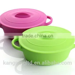 Vegetable Food Microwave Silicone Steamer Portable Could Used for Travel Picnic Camp thumbnail-3