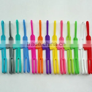 Elastic Band Fancy Gift Finger Style Bookmark Silicone Book Collection Band thumbnail-3