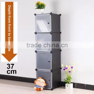 VIVINATURE DIY Large Clothes Closet Wardrobe Cabinet Cloth Shoes Storage Organizer 4-Layers 16-Drawer thumbnail-3