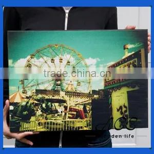 Personalized Wooden Digital UV Printing on Wood Block Wooden Painting MDF Poster Solid Wood Advertising Sign Printing Plate thumbnail-1