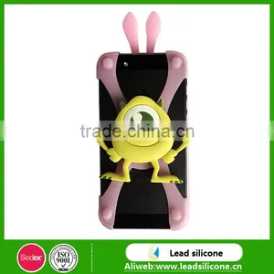 3D Cartoon Cute Silicone Mobile Phone Case/Silicone Phone Cover thumbnail-3