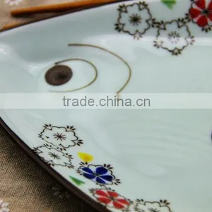 KC-00050 Haonai Fish Shape Ceramic Dinner Plate thumbnail-5