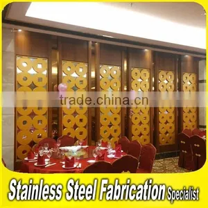 Customed Stainless Steel Movable Folding Wall Partition thumbnail-1