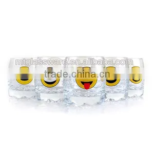 280ML Cute Emoji Smile Water Glass Cup thumbnail-2