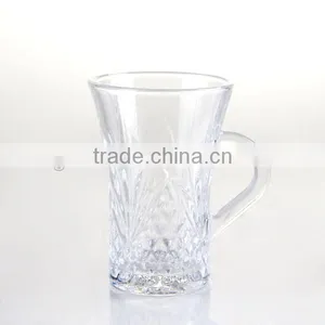 Machine Made Style Clear Glass Tea Cup For Tea thumbnail-2