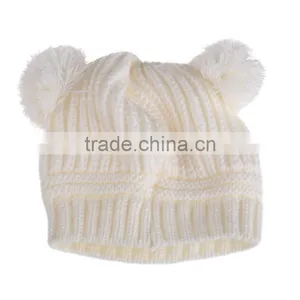 Warm Children Knitting Woolen Hat Comforatble Winter Kids Boy Girl Cap thumbnail-3