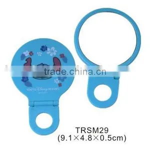 Plastic Custom Logo Pocket Mirror/hand Hold Cosmetic Mirror thumbnail-1