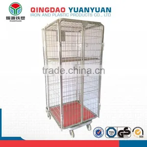 Multifunctional Cargo Trolley, Removable Metal Cage, Metal Steel Cage thumbnail-1