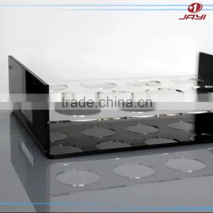 Plastic Tray With Cup Holder,hot Sale Acrylic Coffee Cup Holder Tray thumbnail-4