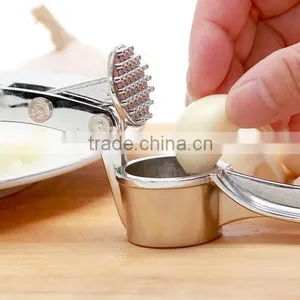 Stainless Steel Garlic Crusher Garlic Press as Seen on tv thumbnail-5