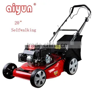 20" Selfwalking Lawn Mower Self Propelled Garden Gas 4 Stroke Grass Cutter Gas Petrol thumbnail-1